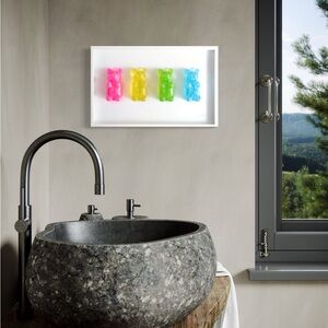 Colorful Gummy Bear Wall Art